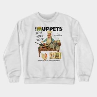 VINTAGE - Swedish Chef Action figure Black Crewneck Sweatshirt